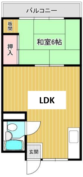 北巽駅 徒歩4分 専有面積:30.98平米 ( 9.37坪 )